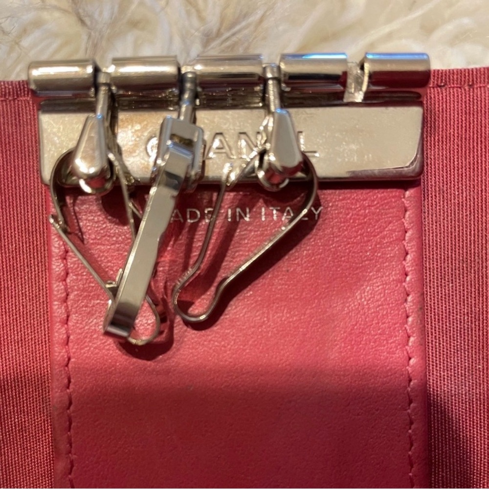 Chanel Quilted Camellia Key Holder - Picture 13 of 13